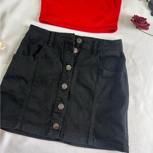 almost famous women junior jean shirt size 3